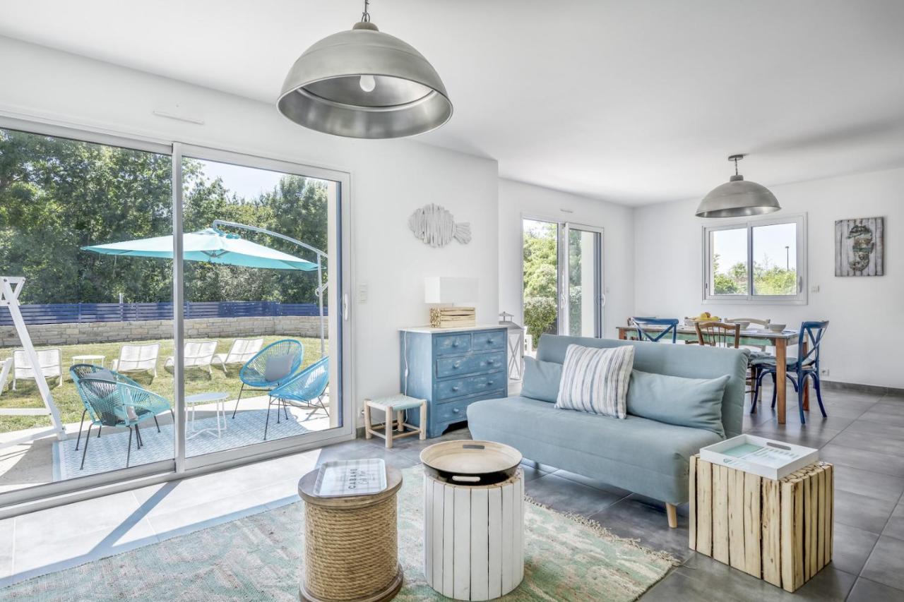 Maison Vue Mer Dans Le Golfe Du Morbihan Baden Exterior foto