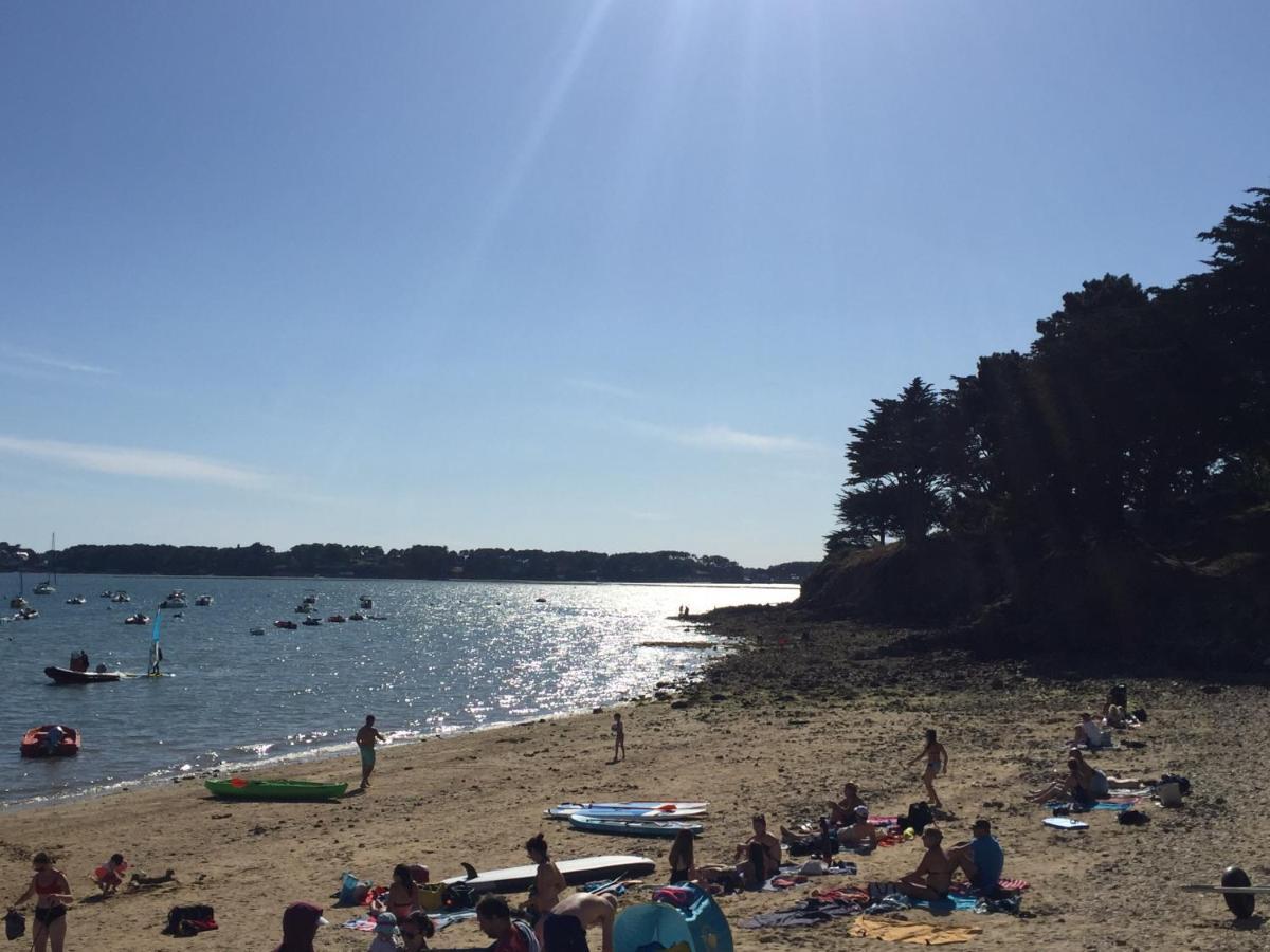 Maison Vue Mer Dans Le Golfe Du Morbihan Baden Exterior foto