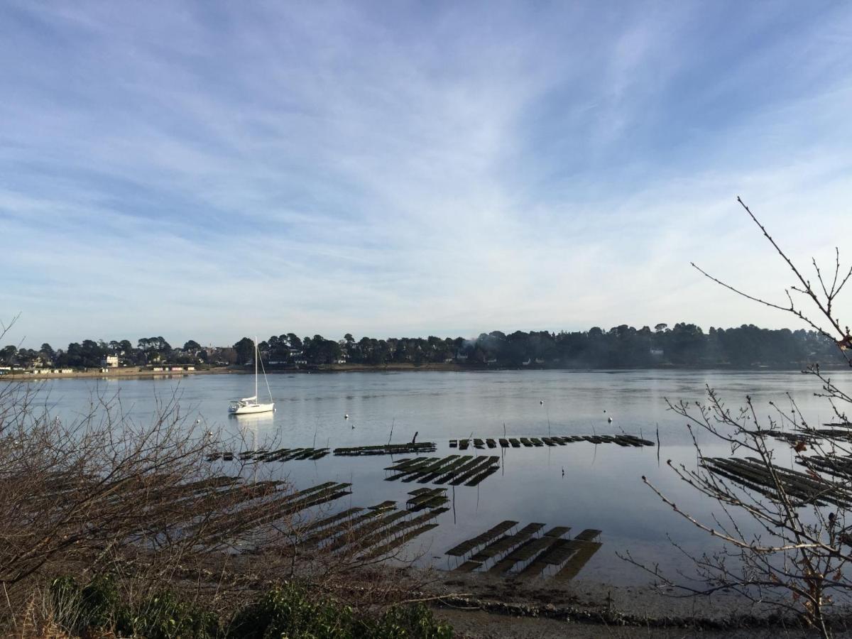 Maison Vue Mer Dans Le Golfe Du Morbihan Baden Exterior foto