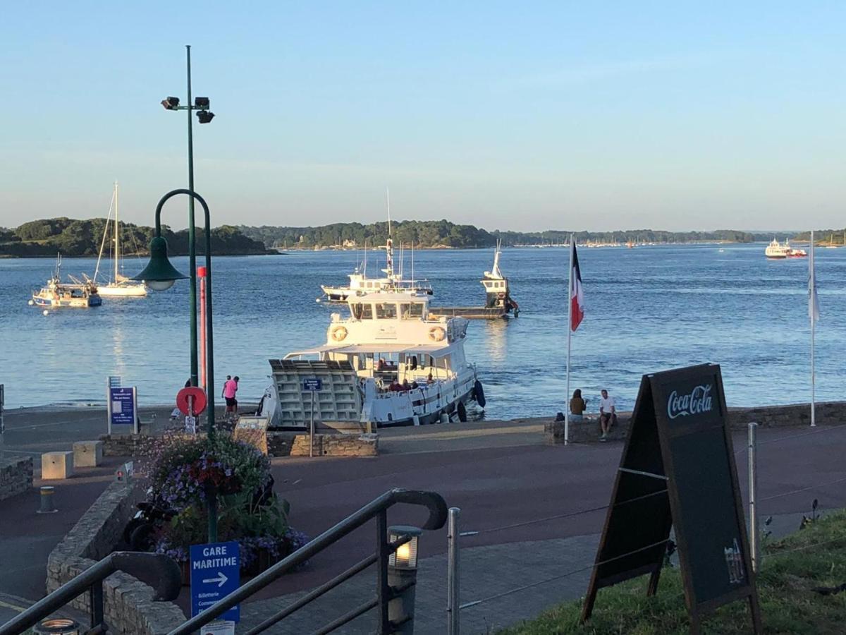 Maison Vue Mer Dans Le Golfe Du Morbihan Baden Exterior foto